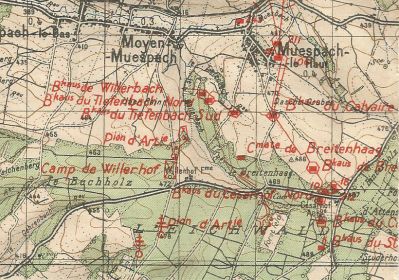 Willerhof extrait carte etat major