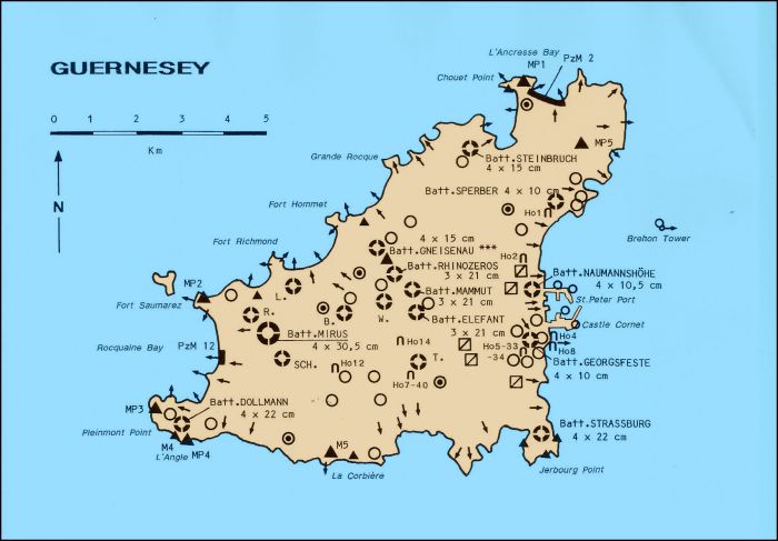 Carte Guernesey