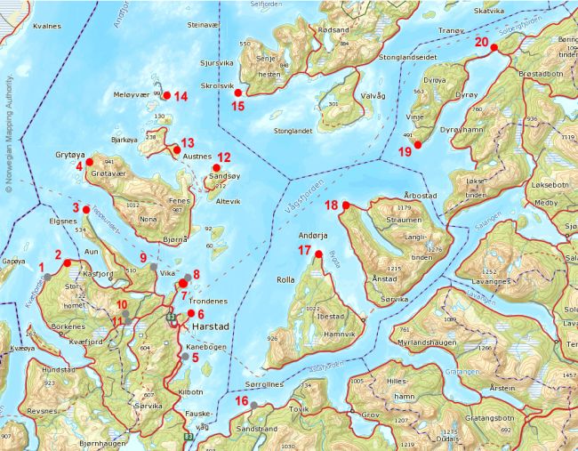 Carte3 Vaagsfjord