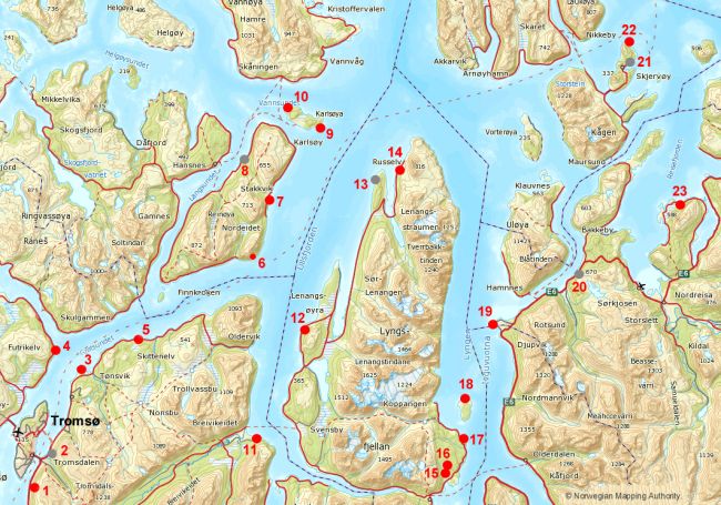Carte5 Troms Nord